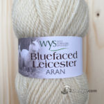 100% Bluefaced Leicester Aran – Snowdrop 010